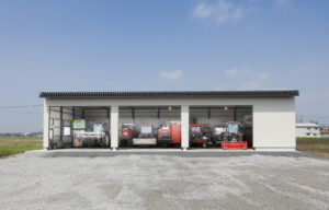 間口21.0m　奥行9.1m　高さ4.6m　58.3坪