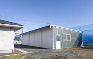 間口14.6m　奥行7.2m　高さ3.0m　31.9坪