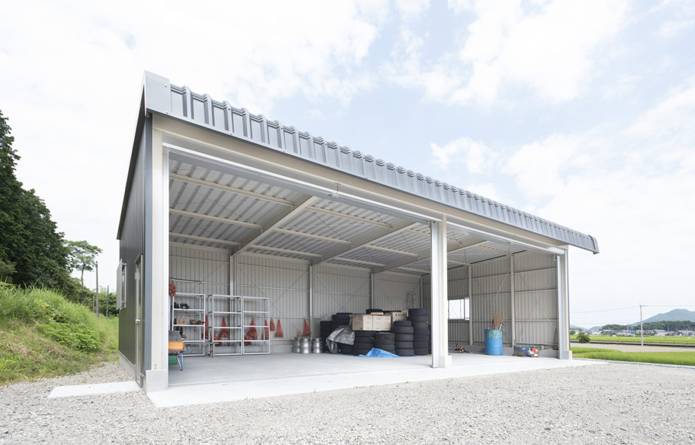 間口11.7m　奥行6.3m　軒高3.5m 　22.4坪